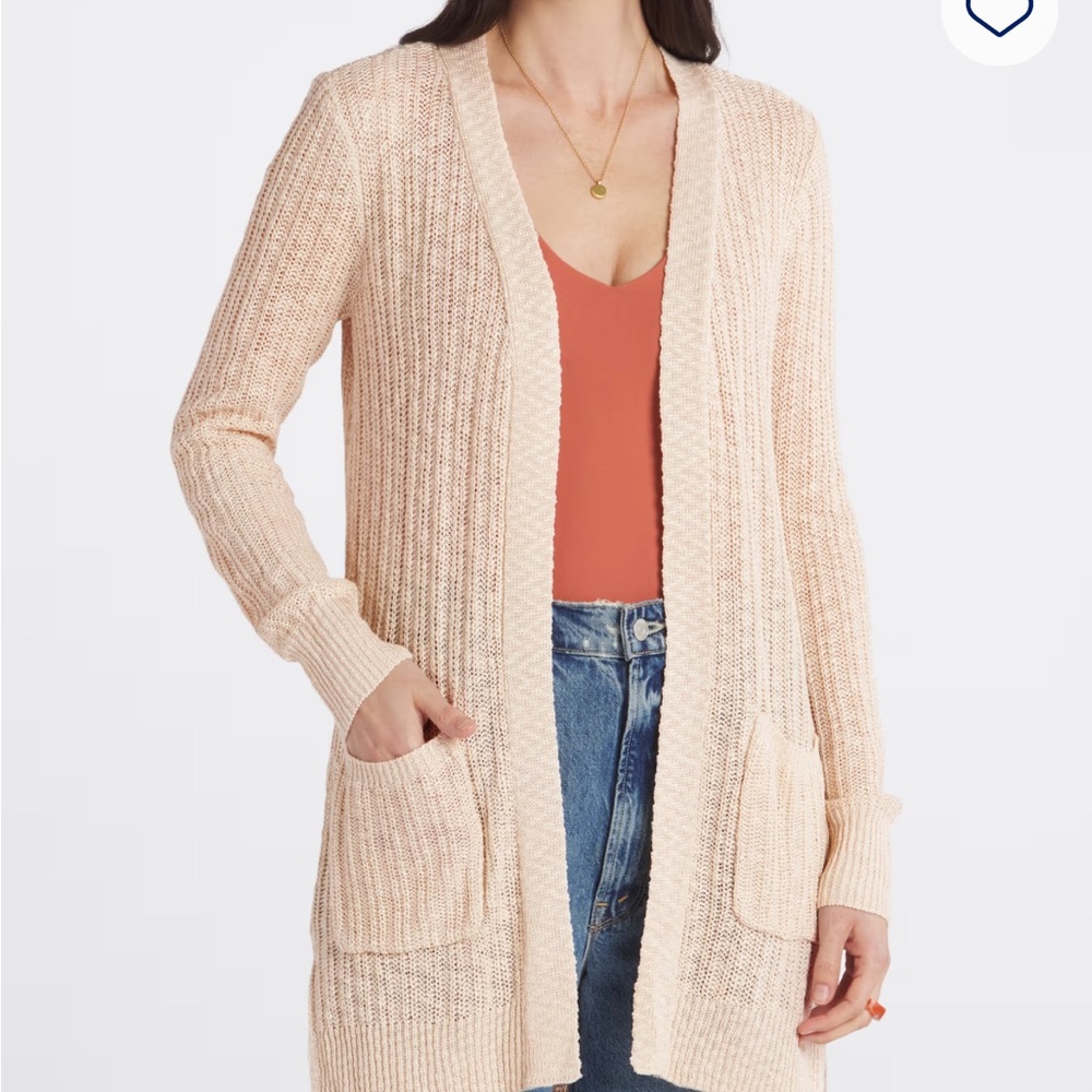 PINQUE Andrina Two Pocket Texture Cardigan